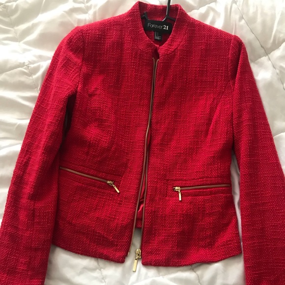 Forever 21 small Red blazer - Picture 1 of 3